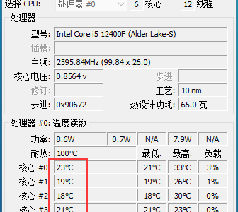 这温度，CPU要冻感冒了